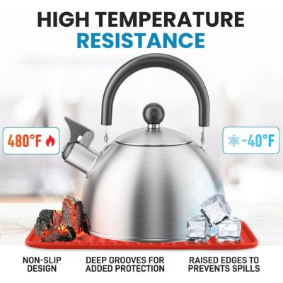 Silicone Trivets for Hot Pots and Pans - Multi-Purpose & Versatile Trivet Mat