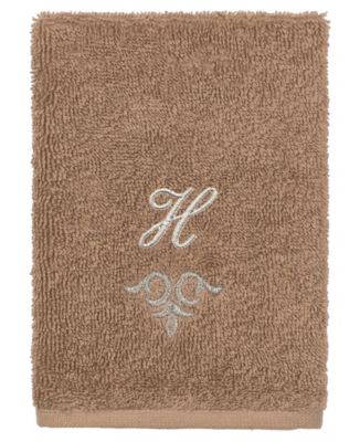 Turkish Cotton Monica Embellished Towel 3 Piece Set - Latte