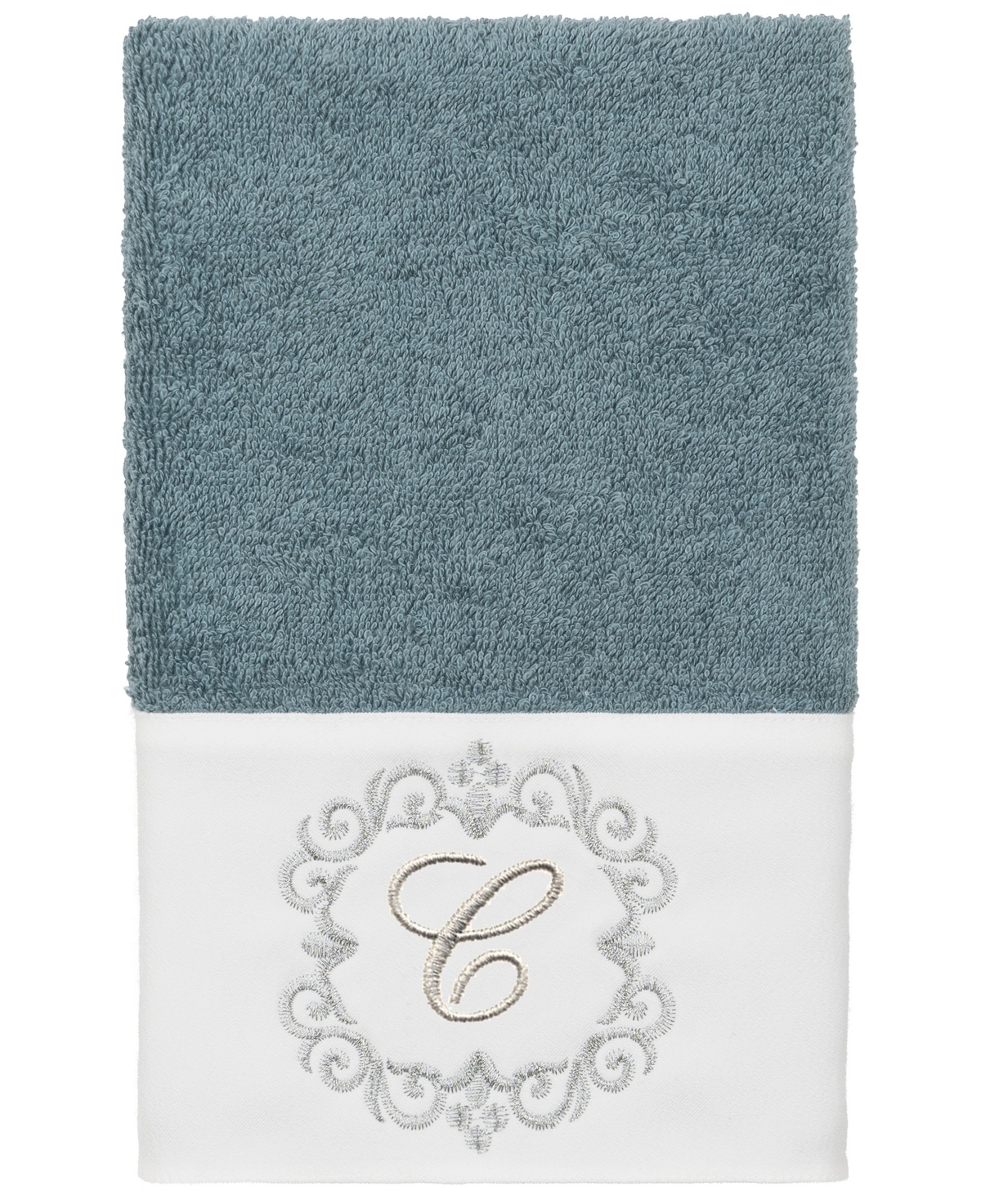Linum Home Turkish Cotton Monica Embellished Towel 3 Piece Set In Green