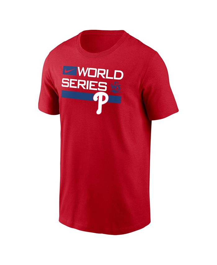 Nike Men's Red Philadelphia Phillies 2022 World Series Participant  Authentic Collection Dugout Short Sleeve T-shirt - Macy's
