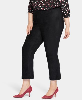 Plus Size Slim Bootcut Pull-On Pants