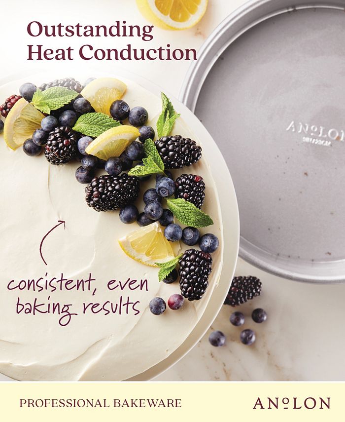 Anolon ProBake Bakeware Aluminized Steel Round Cake Pan, 9" Macy's