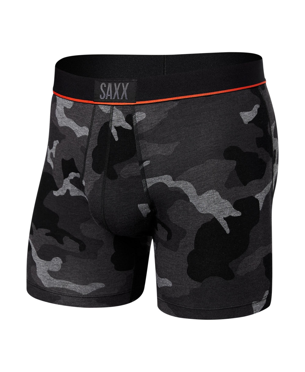 Shop Saxx Men's Vibe Super Soft Slim Fit Boxer Briefs In Supersize Camo