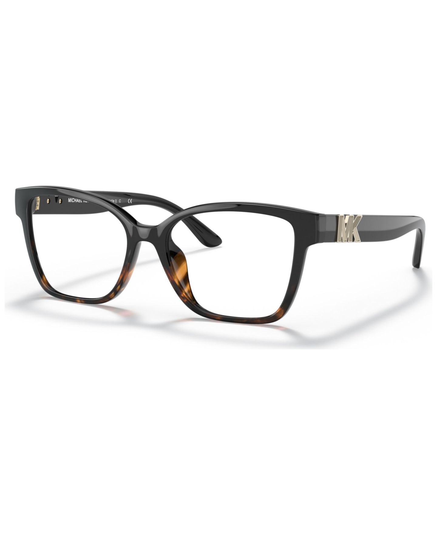 Женские очки Michael Kors Woman Square Plastic MK4094U Karlie I Eyeglasses, цвет: Чёрный / Черепаховый — фото 1