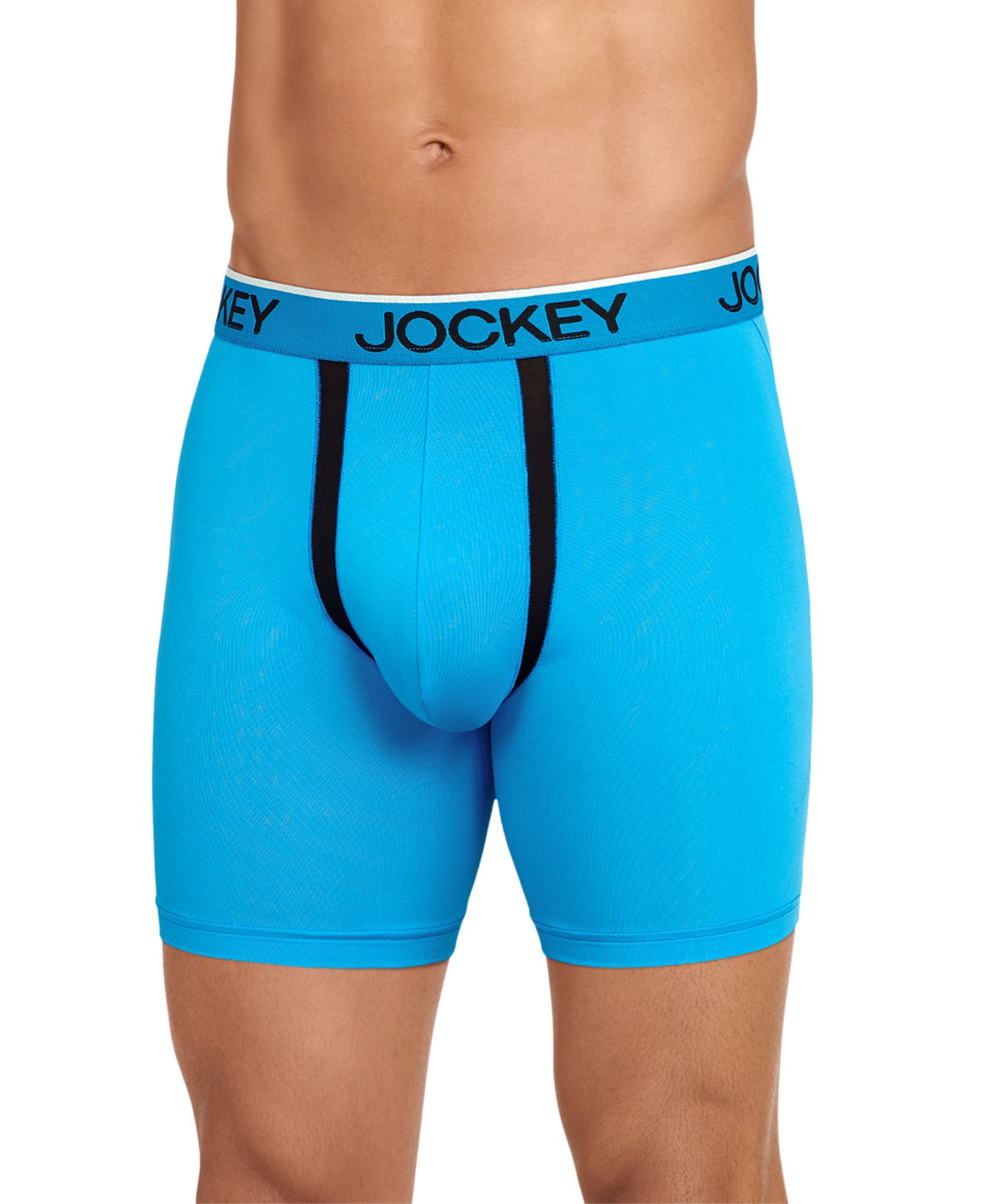 Мужские трусы Jockey Chafe Proof Pouch Microfiber 7" Boxer Brief - 3 Pack, цвет: Чёрный — фото 6