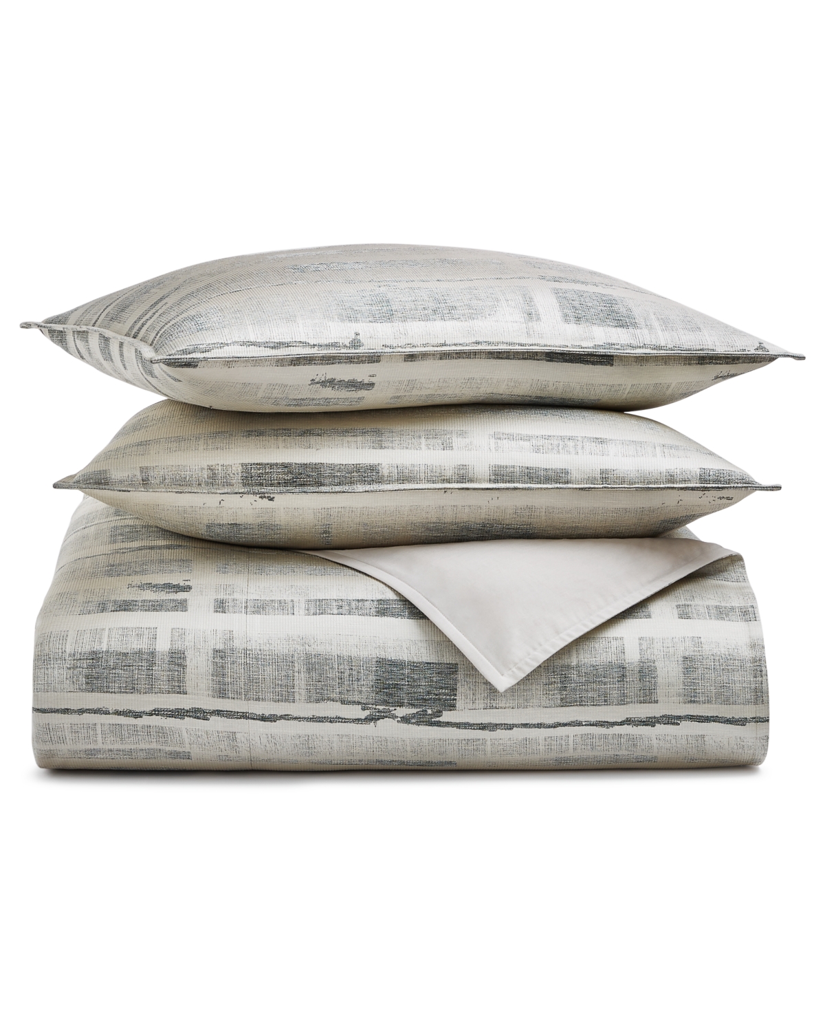 HOTEL COLLECTION BROKEN STRIPE 3-PC. DUVET COVER SET, KING, EXCLUSIVELY AT MACY'S 