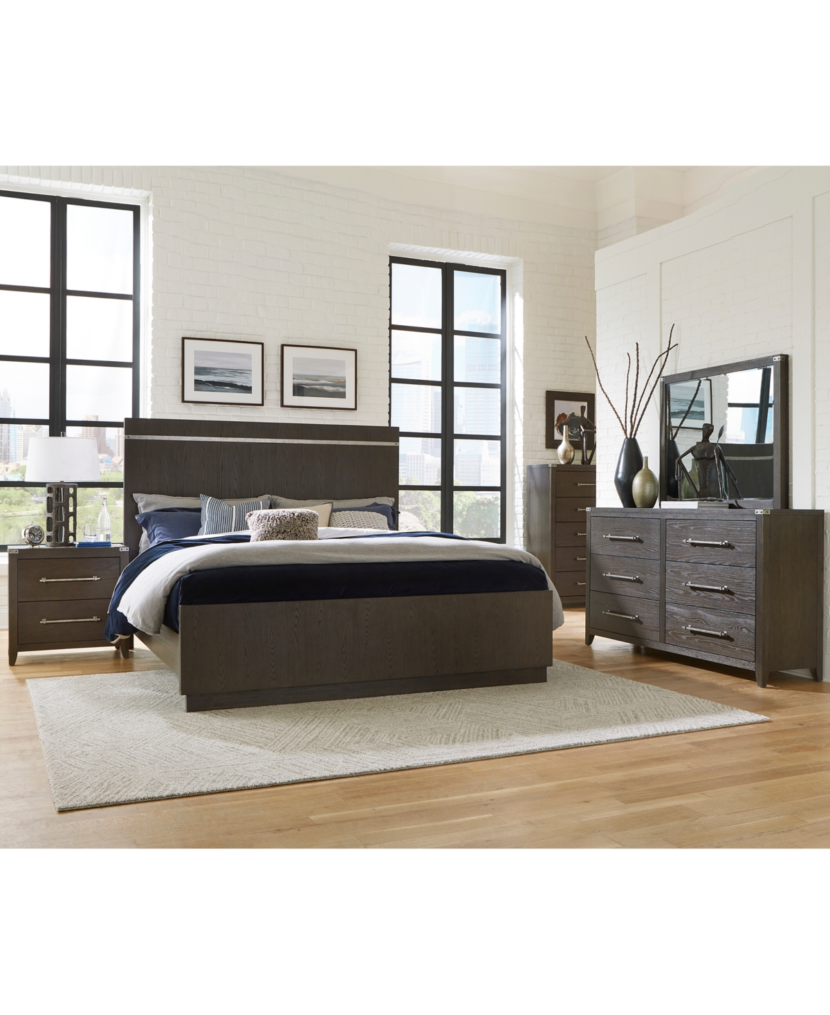 Homelegance Herman 3-pc. Bedroom Set (queen Bed, Dresser, Nightstand) In Brown