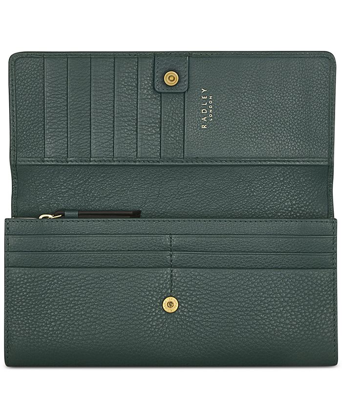 Radley London Large Printed Leather Flapover Wallet Macy's
