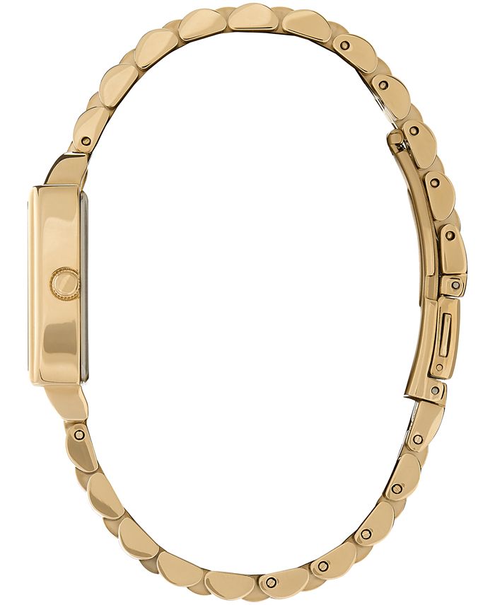 Olivia Burton Women's Quartz Gold-Tone Stainless Steel Bracelet Watch ...