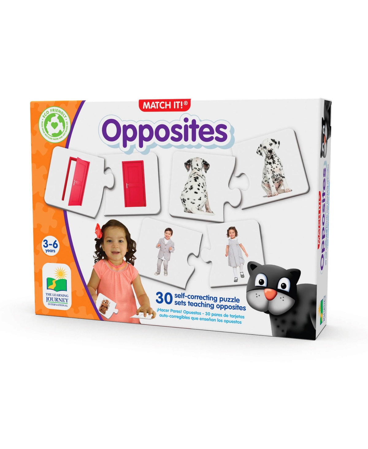The Learning Journey Babies' - Match It Opposites Set Of 30 Self-correcting Puzzle Set In Multi Colored