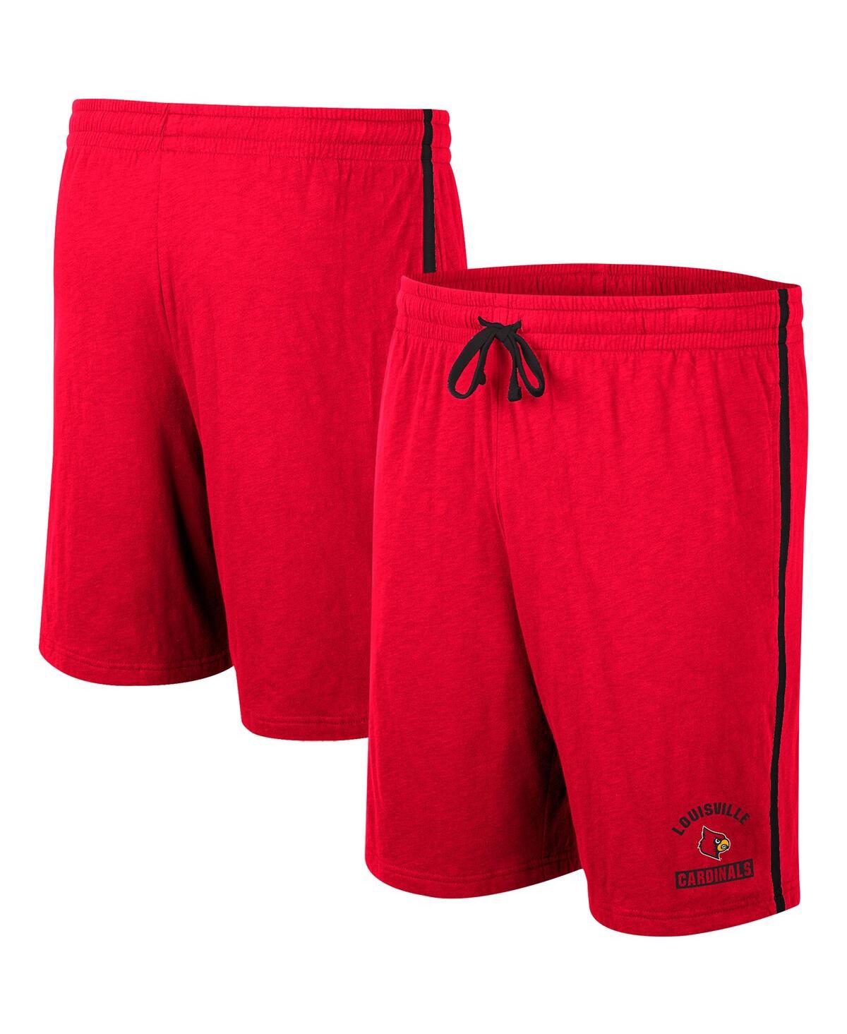 Shop Colosseum Men's  Red Louisville Cardinals Thunder Slub Shorts