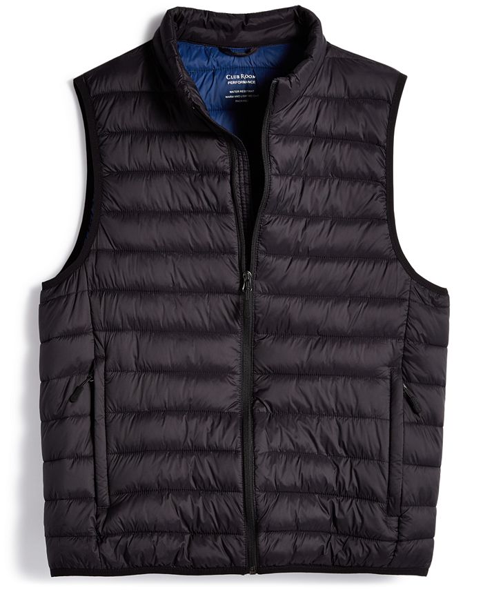Club Room Men's Quilted Packable Puffer Vest, Created for Macy's ...