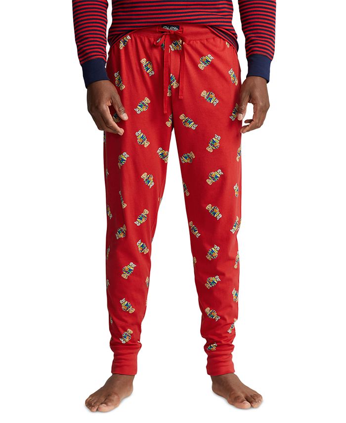 Polo Ralph Lauren Men's Cotton Polo Bear Pajamas Set - Macy's