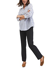 Secret Fit Belly® Suiting Straight-Leg Maternity Pants