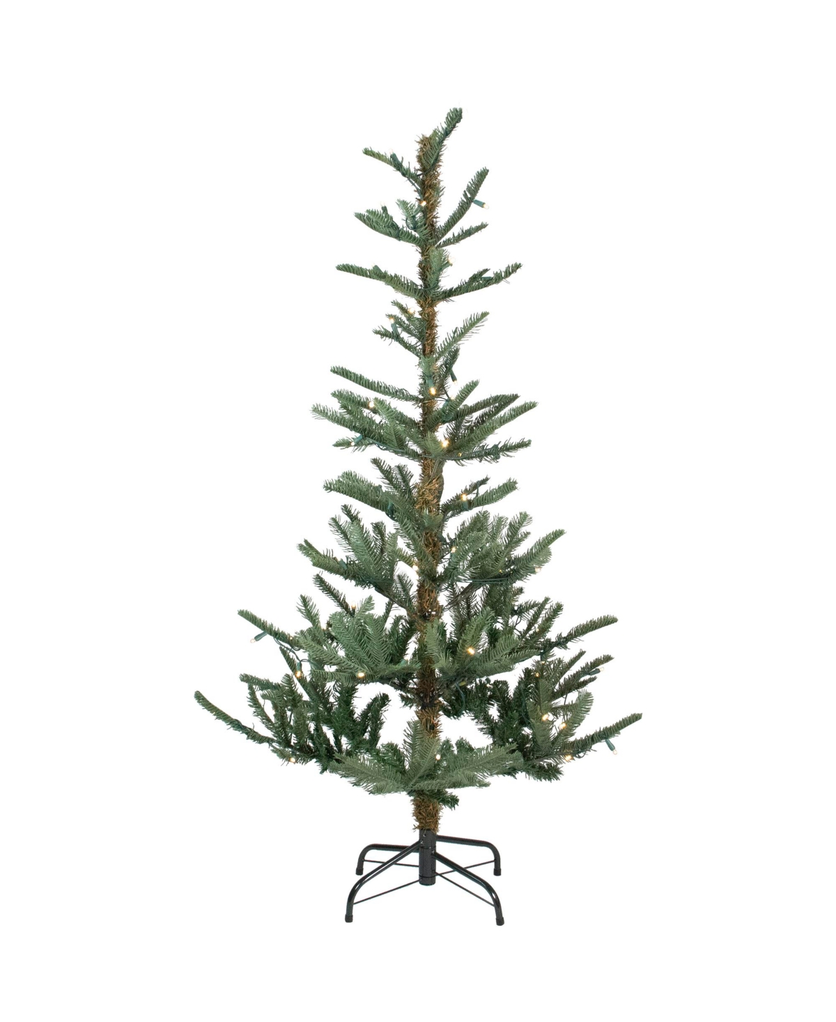 Northlight Pre-lit Nordmann Fir Artificial Christmas Tree Warm With Clear Led Lights Set, 6.5' In Green