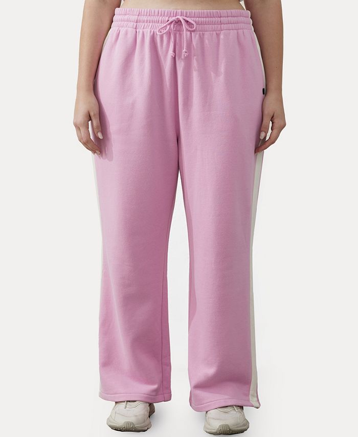 Plush Wide Leg Track Pants