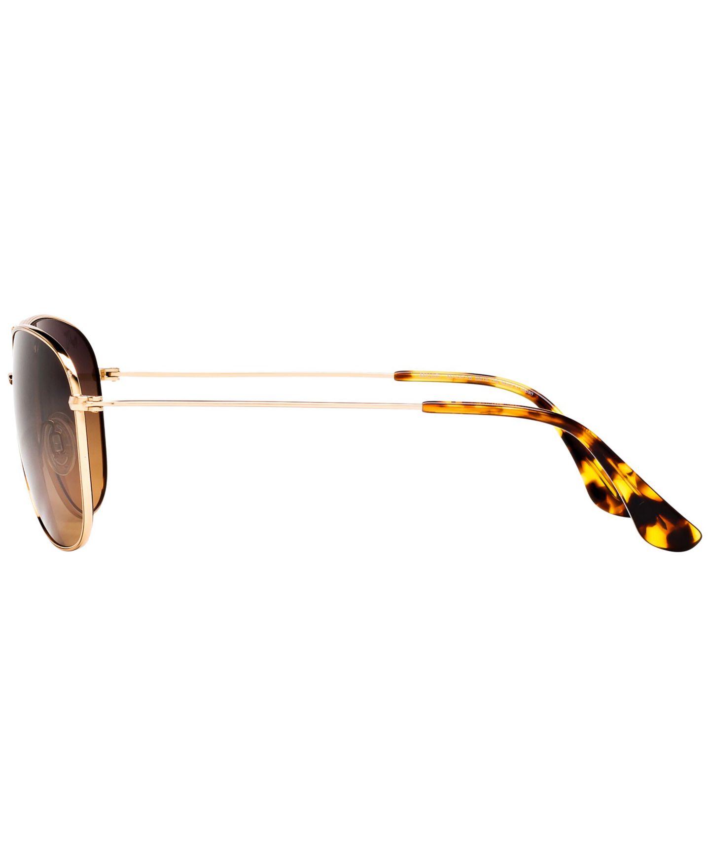 Женские солнцезащитные очки Maui Jim Polarized Cliffhouse Sunglasses, MJ000360, цвет: Золотой / Коричневый — фото 4