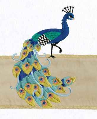 Turkish Cotton Penelope Embellished 2-Pc. Hand Towel Set