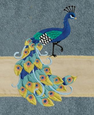 Turkish Cotton Penelope Embellished 2-Pc. Bath Towel Set