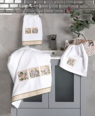 Turkish Cotton Belinda Embellished 3-Pc. Bath Towel Set