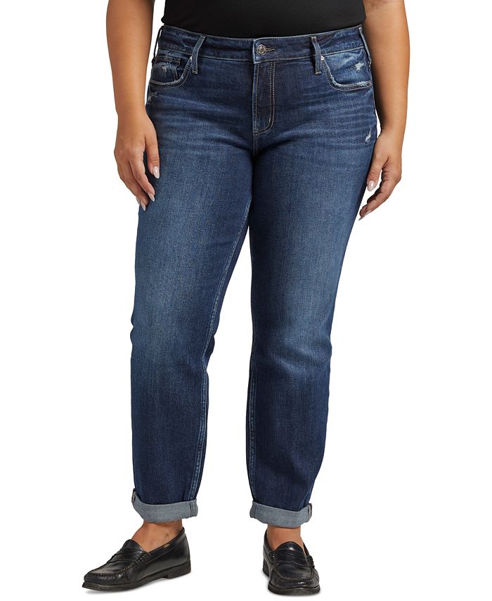 Lauren Ralph Lauren Rolled Cuff Patchwork Jeans - Macy's