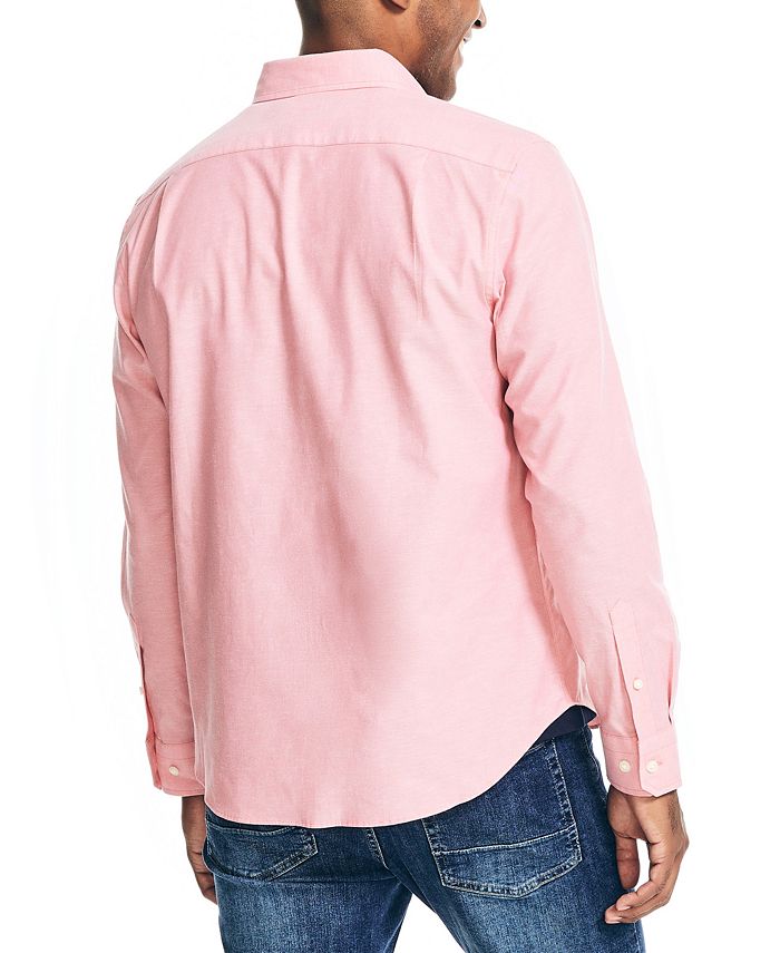 Nautica Men's ClassicFit Stretch Solid Oxford ButtonDown Shirt Macy's