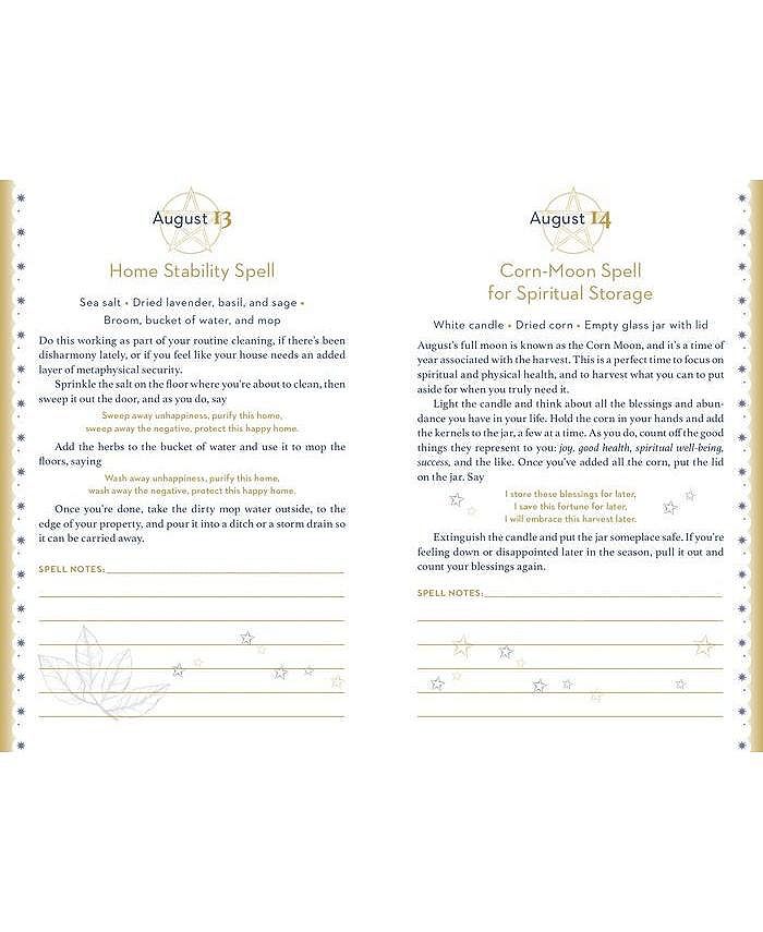 Barnes & Noble Daily Spell Journal A Diary of Enchantments for Every