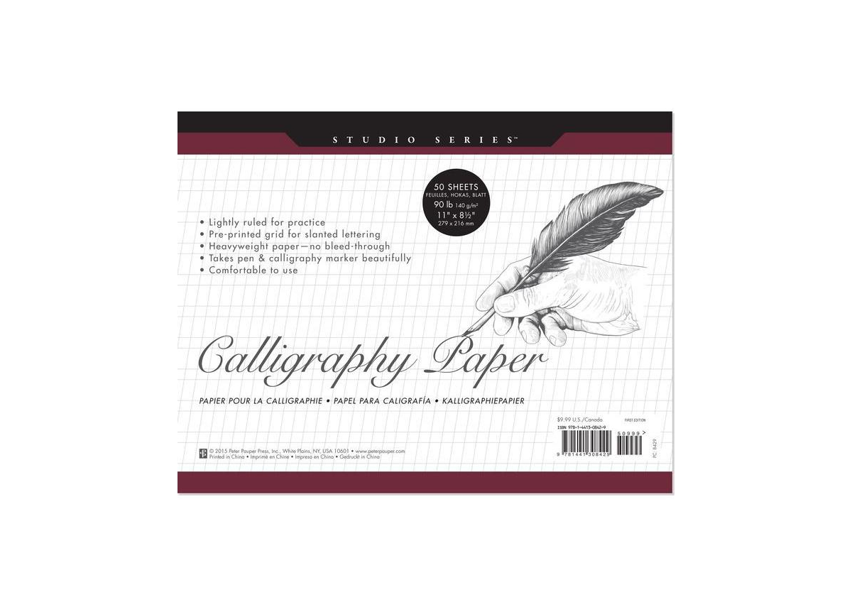 ISBN 9781441308429 product image for Studio Series Calligraphy Paper 8.5 X 11 by Peter Pauper Press Inc | upcitemdb.com