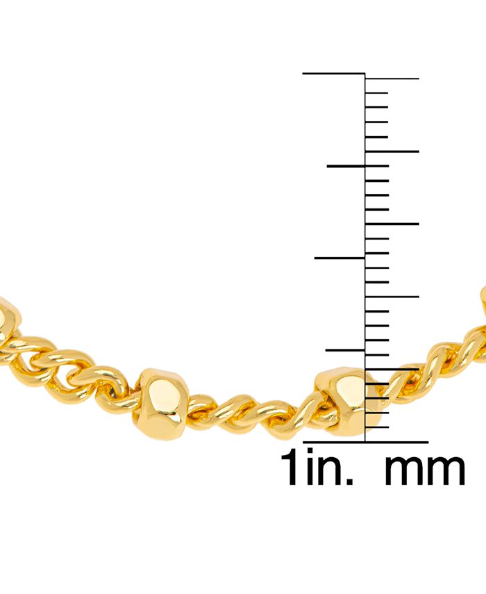 Macy's Gold Plated Chain Link Bracelet Macy's