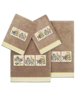 Turkish Cotton Belinda Embellished 4-Pc. Bath Towel Set