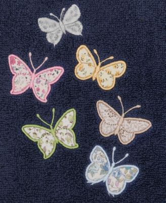 Turkish Cotton Mariposa Embellished 4-Pc. Bath Towel Set
