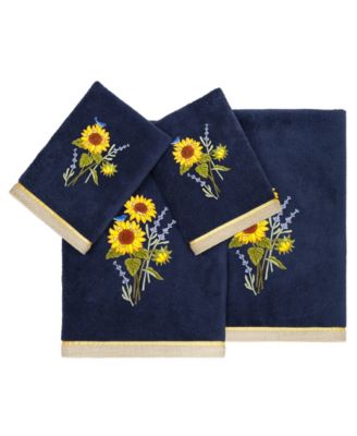 Turkish Cotton Girasol Embellished 4-Pc. Bath Towel Set