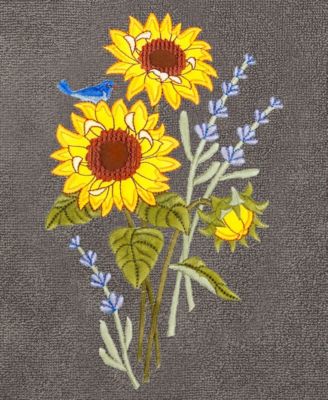 Turkish Cotton Girasol Embellished 4-Pc. Bath Towel Set