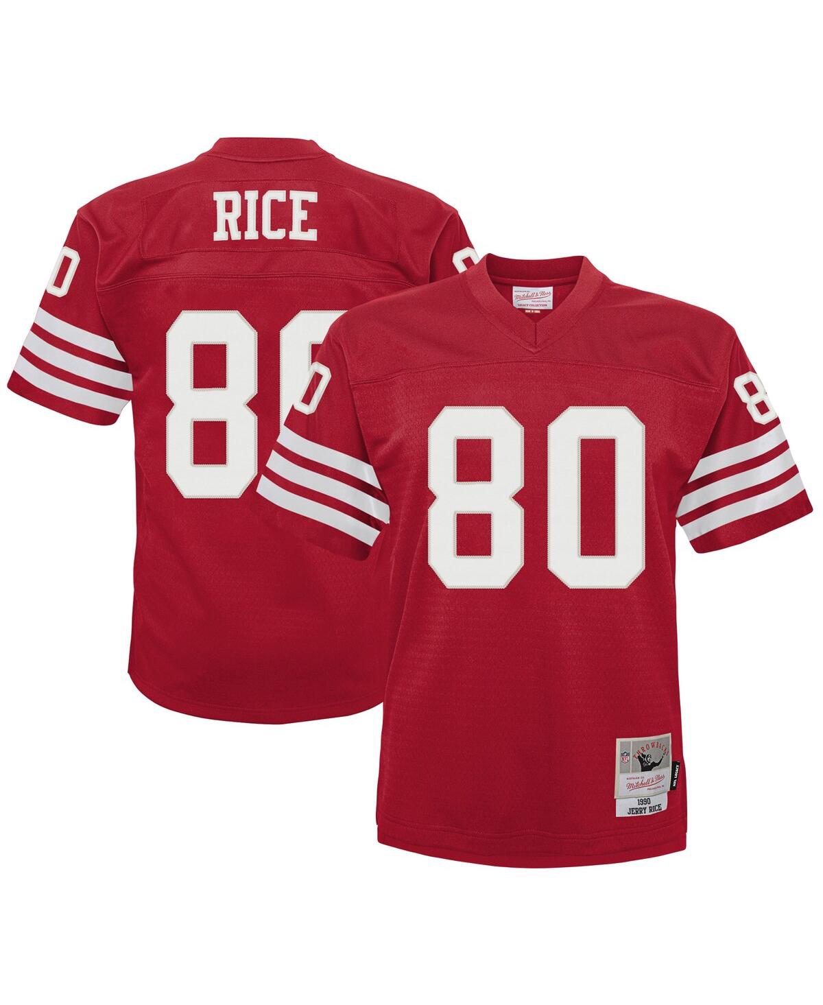 Infant Boys and Girls Mitchell & Ness Jerry RiceSan Francisco 49ers 1990 Retired Legacy Jersey - Scarlet
