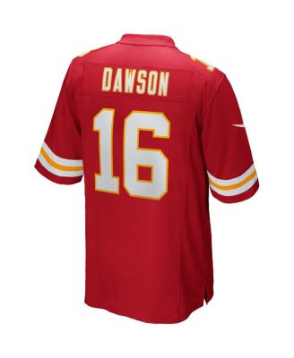 Men's Len Dawson Red Kansas City Chiefs Game Retired Player Jersey