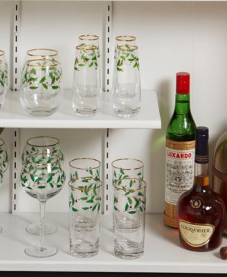 Holiday Highball Glasses, Set of 4