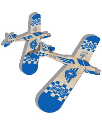Vintage-Like Planet Racing Planes Set, 3 Piece