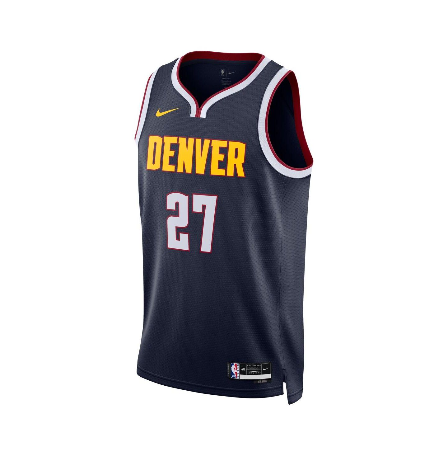 Топ Nike Jamal Murray Navy Denver Nuggets Swingman Jersey - Icon Edition — фото 2