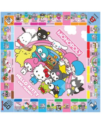 USAopoly Monopoly Hello Kitty and Friends Edition Set, 116 Piece