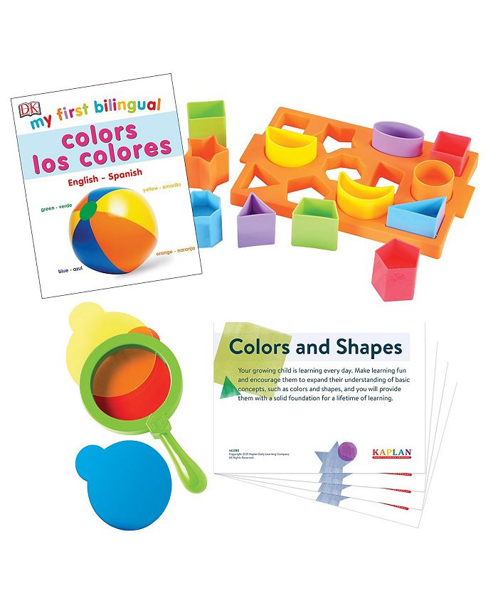 Kaplan Early Learning Colors & Shapes Learning Kit Bilingual Macy's