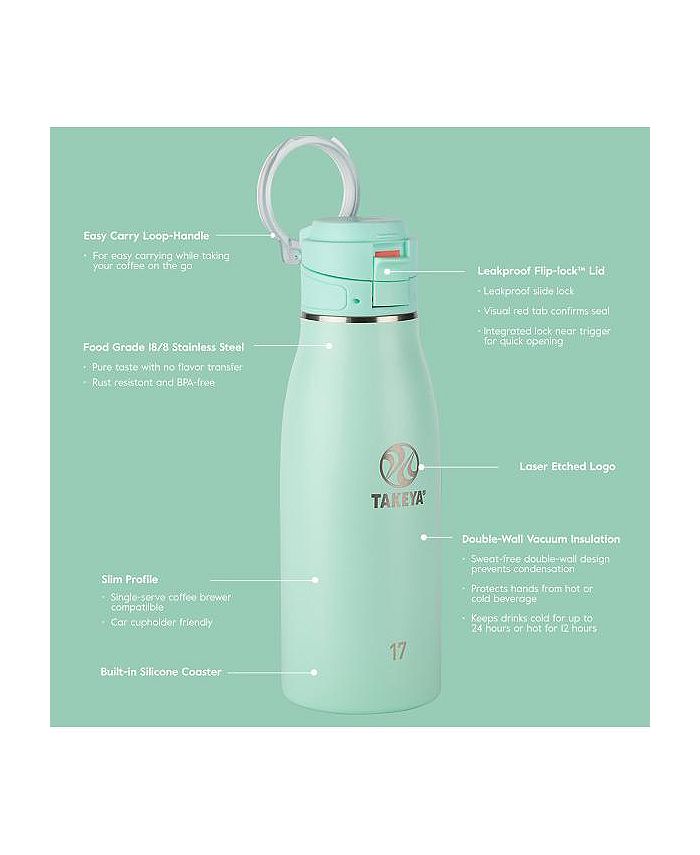 Takeya Traveler 17Oz. Travel Mug with FlipLock Lid Macy's