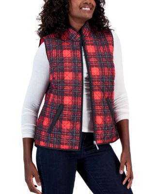 sleeveless quilted vest women's