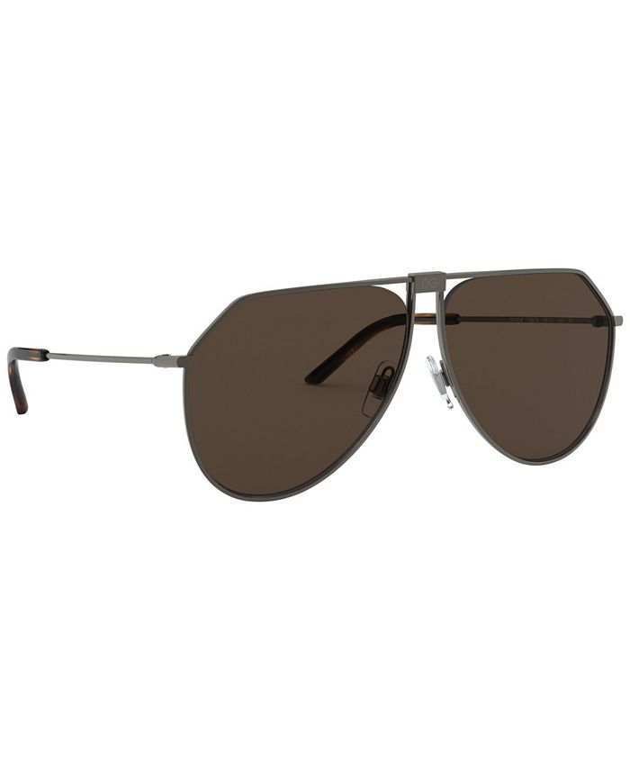 Dolce&Gabbana Men's Sunglasses, DG2248 62 BRZ BRN - Macy's