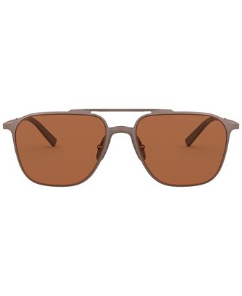 Giorgio Armani Men's Sunglasses, AR6110 58 BRZ MAT - Macy's
