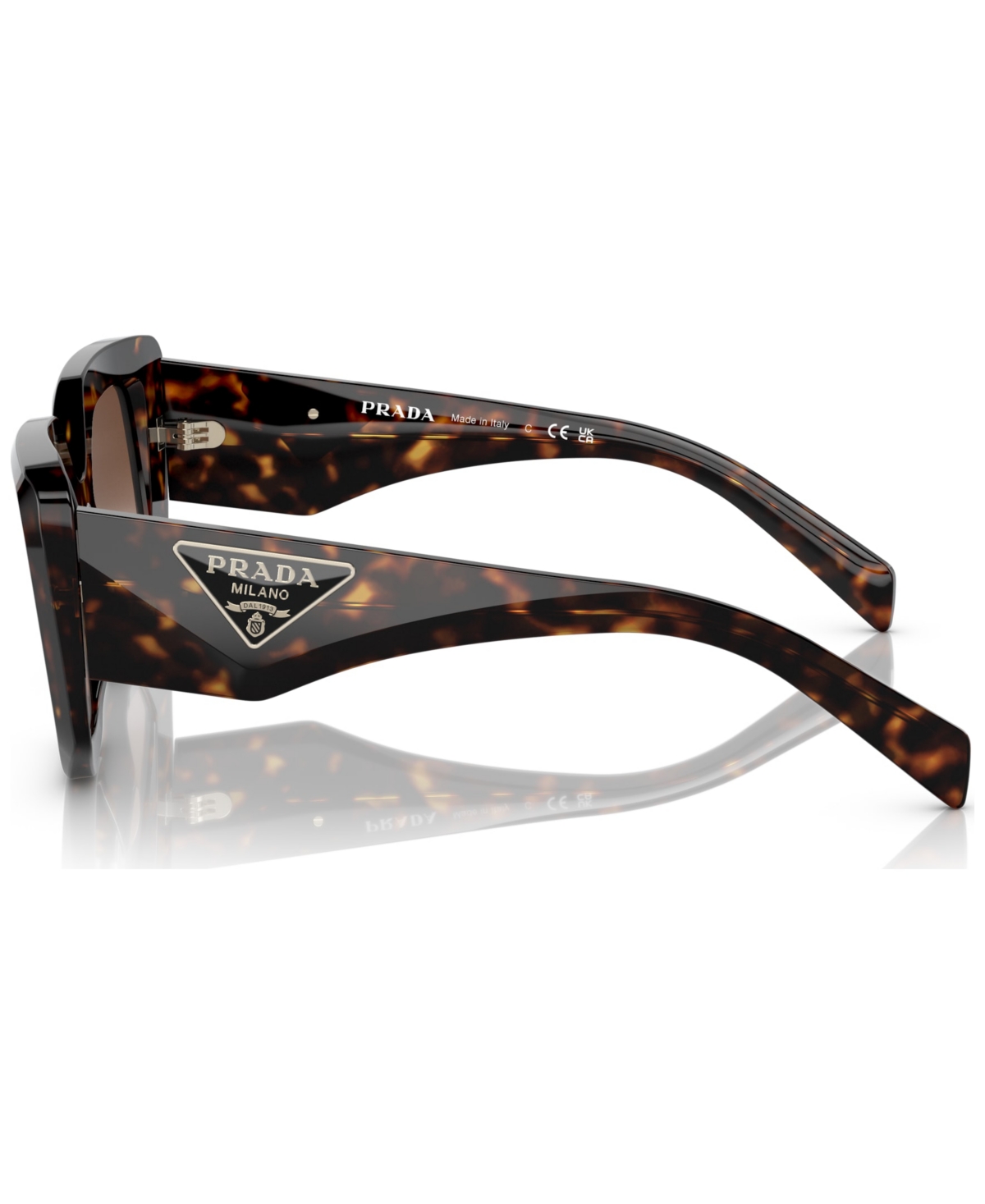 Prada Symbole Rectuangular Women's Sunglasses, Pr 14zs