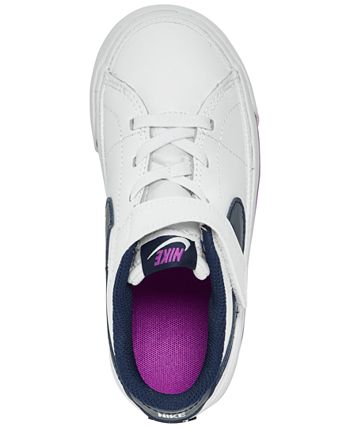 Nike Toddler Girls Court Legacy Stay Put Closure Casual Sneakers