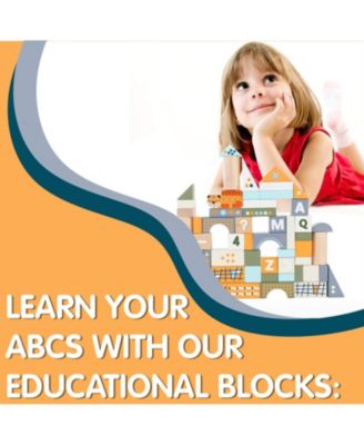 Count & Spell Blocks Set for Toddlers/101 Pieces