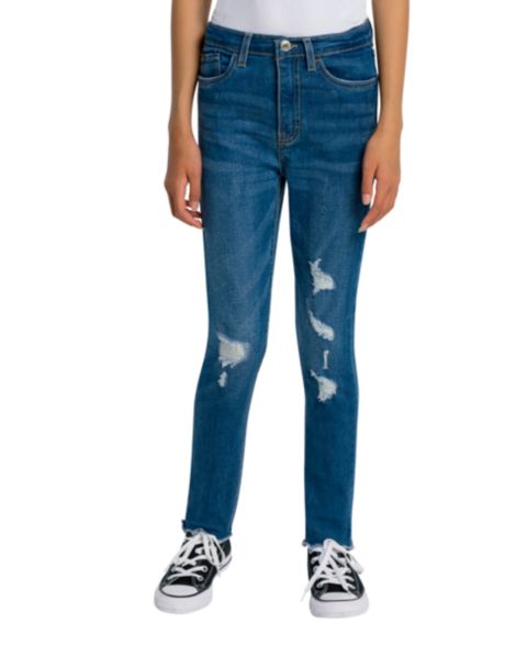 Джинсы Levi's 720 High-Rise Super Skinny Jeans для девочек, цвет: Синий