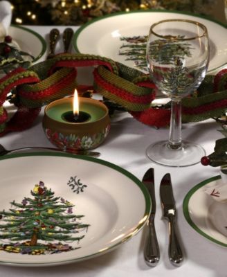 Christmas Tree Wine Glasses, Set of 4