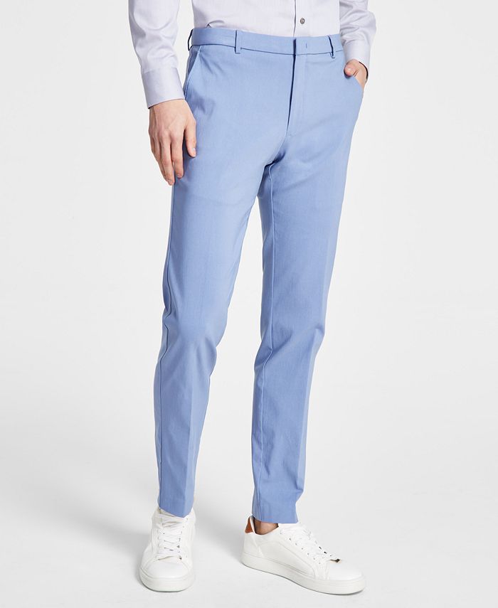 Tommy Hilfiger Men's Modern-Fit TH Flex Stretch Solid Performance Pants ...